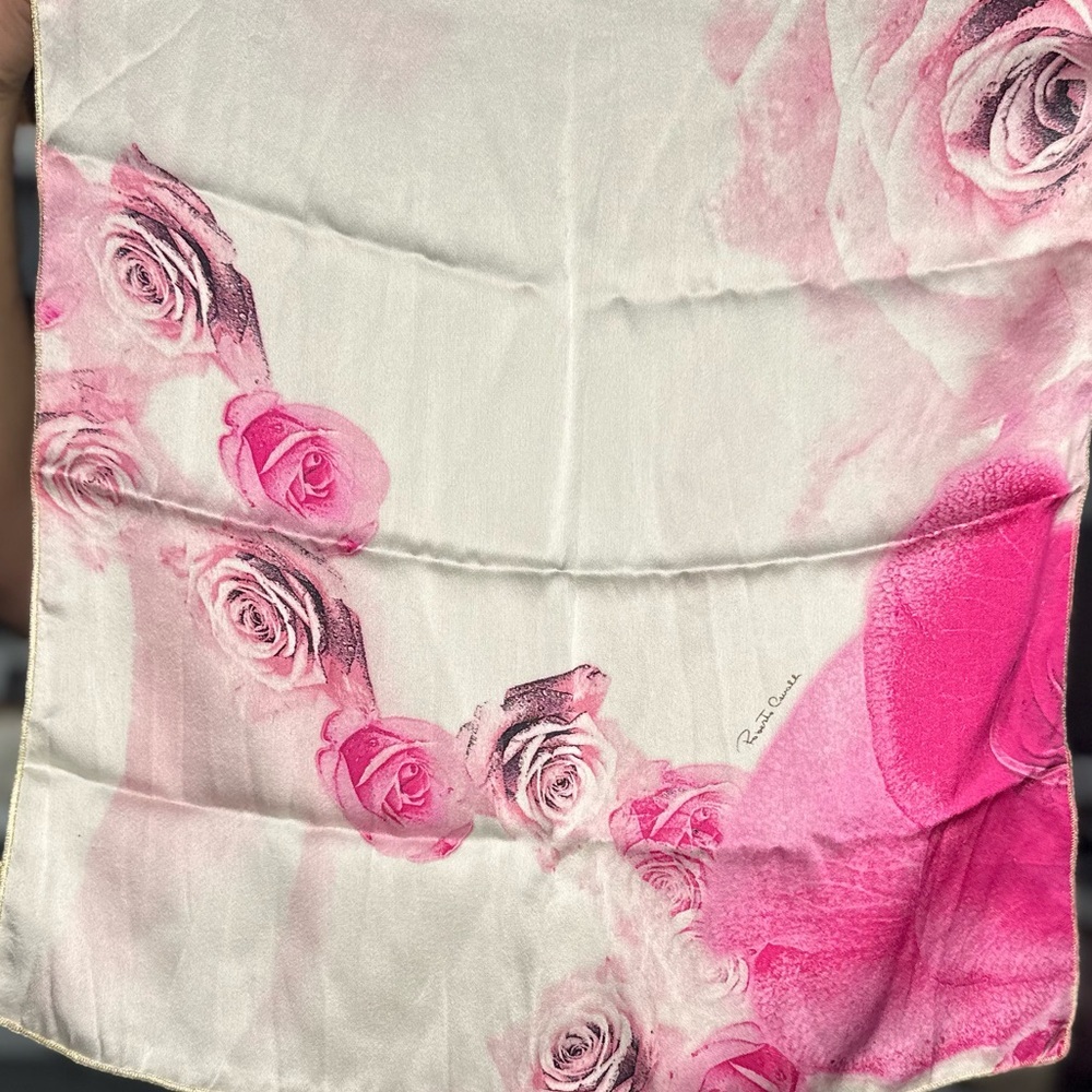 Roberto Cavalli Rose Scarf